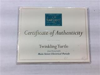 Walt Disney Classics Collection Twinkling Turtle Main St. Electrical Parade